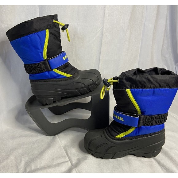Sorel Children's Kids Winter Boot SIZE 10 Insulated Blue - Picture 2 of 6